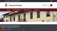 Desktop Screenshot of comune.grosso.to.it